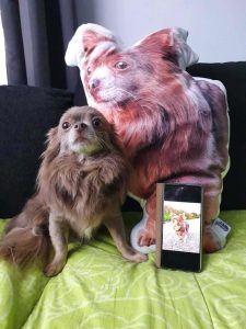 Home Afbeelding van een kussen met foto bedrukken in een persoonlijk slaapkamerinterieur